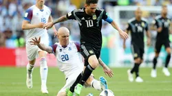 JUEGA EL DIEZ. Lionel Messi busca cambiar su imagen y la de Argentina este jueves ante Croacia (Foto: Getty).