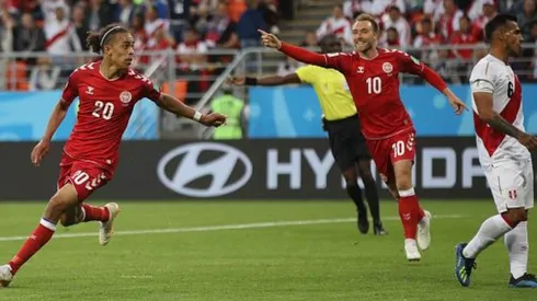 Dinamarca comenzó el Mundial con un triunfo sobre Perú.