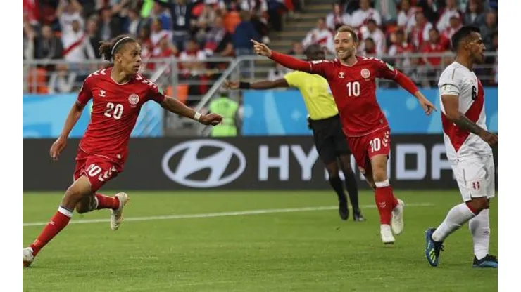 Dinamarca comenzó el Mundial con un triunfo sobre Perú.