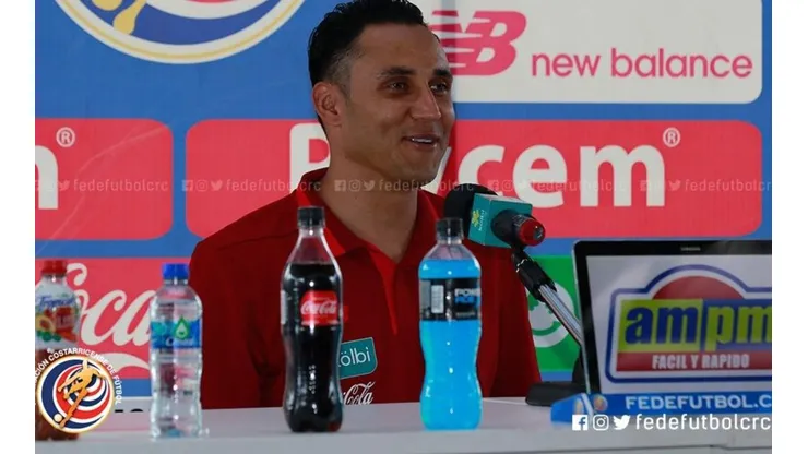 El portero se encuentra con la selección de Costa Rica en el Mundial de Rusia 2018