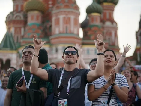 Detuvieron a 3 aficionados mexicanos en Moscú