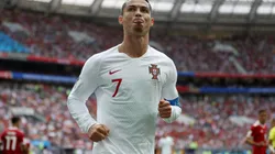 EL COMANDANTE. Cristiano Ronaldo celebra su gol ante las cámaras en Portugal-Marruecos (Foto: Getty).