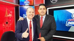 El comentarista (derecha) fue invadido por el mismo sentimiento que al capitán Román Torres