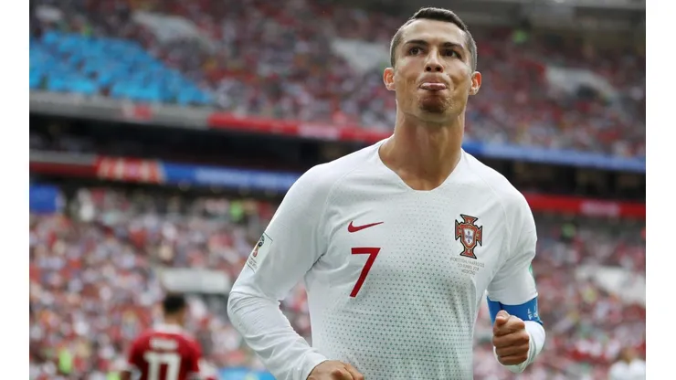 Cristiano festeja su gol