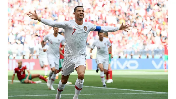 Foto de Cristiano Ronaldo con la Selección de Portugal