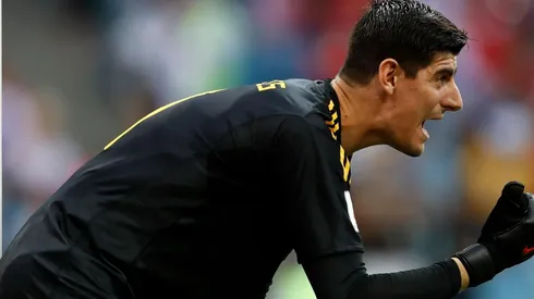 Courtois en el debut de Bélgica.