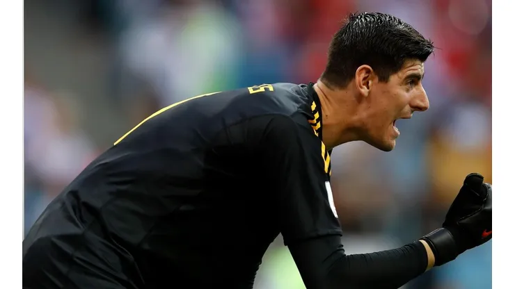 Courtois en el debut de Bélgica.