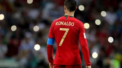 EL SIETE CON LOS FLASHES. Cristiano Ronaldo en el encuentro contra España (Foto: Getty).