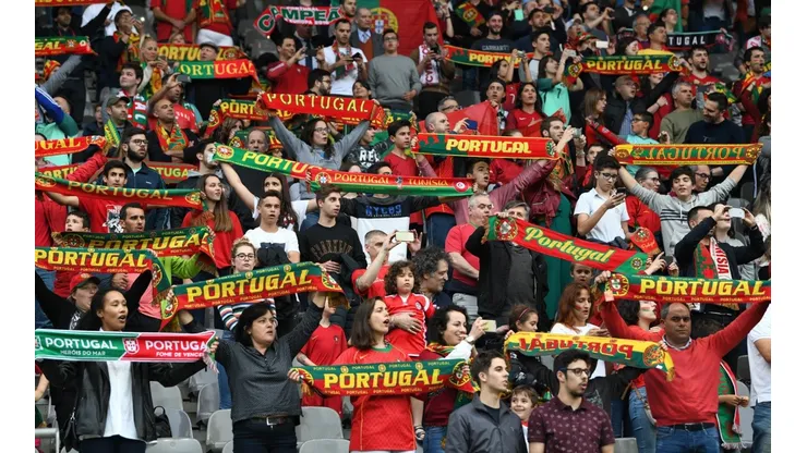 La hinchada de Portugal