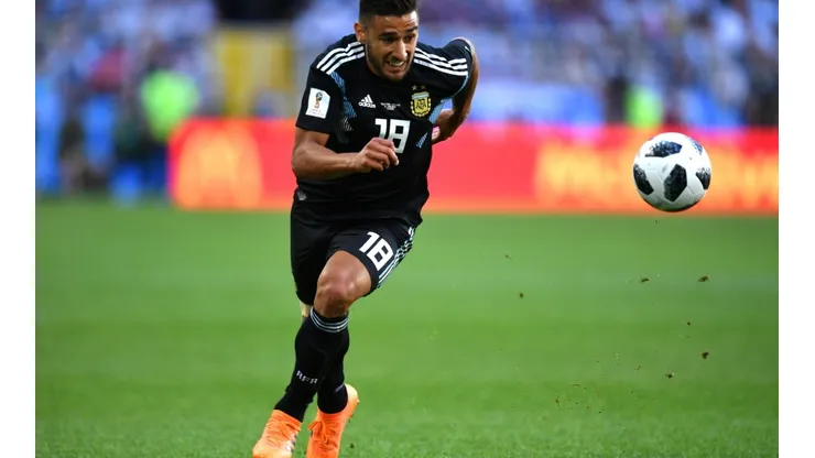 Toto Salvio en el partido ante Islandia