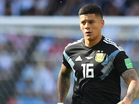 El mensaje de Marcos Rojo: "Mastico y sigo"