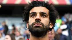 Salah en el banco ante Uruguay. Hoy será titular.