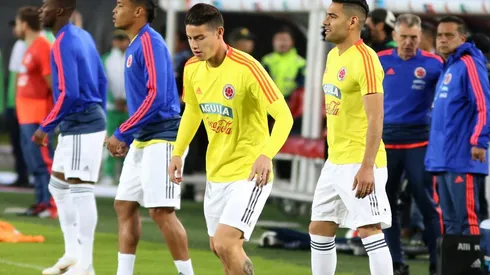 ¿ENTRA O NO? James Rodríguez es duda para el debut de la Selección Colombia en el Mundial (Foto: Getty).