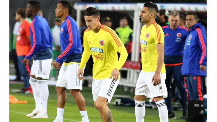 ¿ENTRA O NO? James Rodríguez es duda para el debut de la Selección Colombia en el Mundial (Foto: Getty).