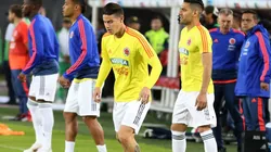 Foto de James Rodríguez con la Selección Colombia.