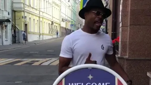 Evrá haciendo sus locuras en Rusia.