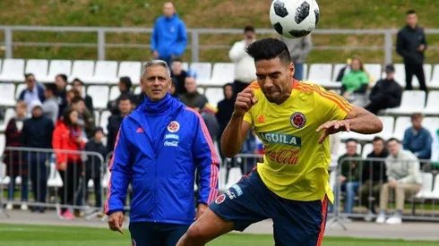 PRIMERO. Falcao, que se perdió el de Brasil por la lesión, se estrenará en una Copa del Mundo. (@FCFSeleccionCol).