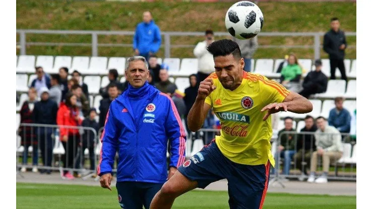 PRIMERO. Falcao, que se perdió el de Brasil por la lesión, se estrenará en una Copa del Mundo. (@FCFSeleccionCol).
