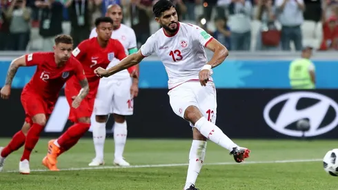 Ferjani Sassi, desde el punto penal, igualó el encuentro ante Inglaterra