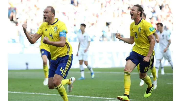 Andreas Granqvist definió con mucha clase.
