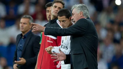 Chicharito es de todo el gusto de Carletto