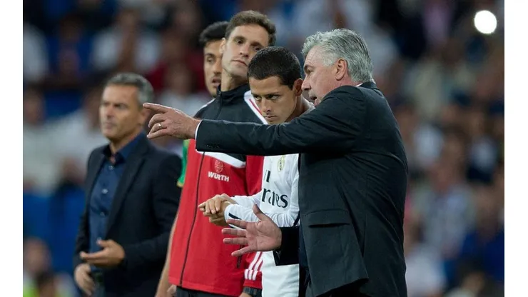 Chicharito es de todo el gusto de Carletto