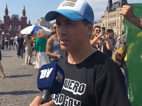 Pablo Lescano desde Rusia: "Lo mejor para nuestro país"