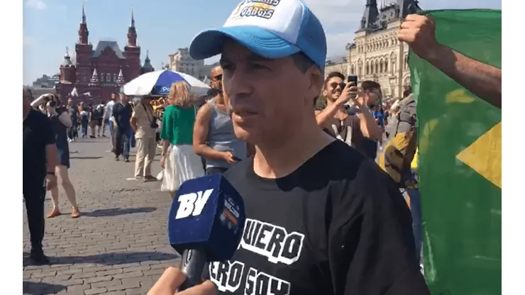 Pablo Lescano desde Rusia: "Lo mejor para nuestro país"