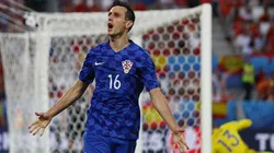 Nikola Kalinic en la Selección de Croacia.