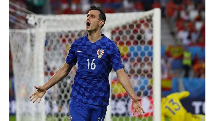 Nikola Kalinic en la Selección de Croacia.