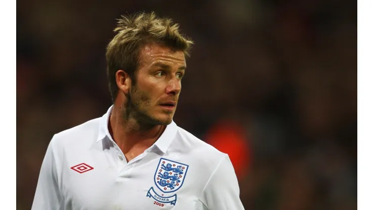 David Beckham en la Selección de Inglaterra.