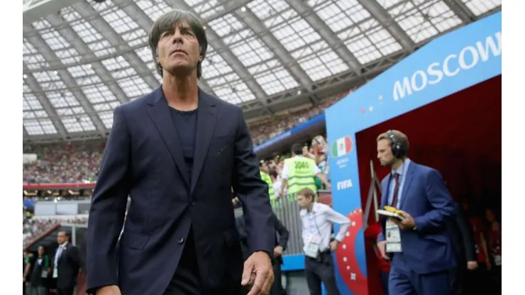 Joachim Löw durante el partido ante México.