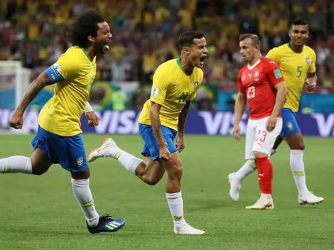 ¡Estás loco, Coutinho! Le pegó desde la casa y la clavó en el ángulo