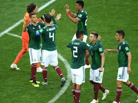 Épico festejo en el vestuario mexicano tras el triunfo ante Alemania