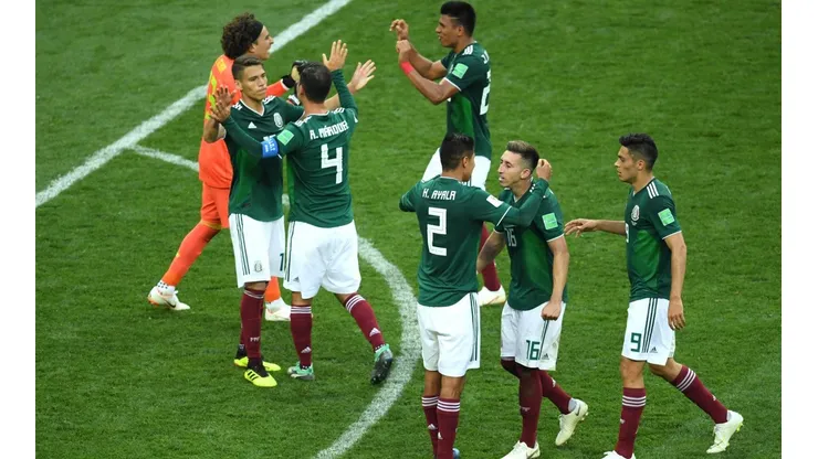 Épico festejo en el vestuario mexicano tras el triunfo ante Alemania