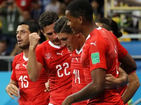 Silencio amarillo: Suiza le empató a Brasil con un violento cabezazo