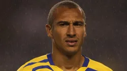 Henrik Larsson durante su etapa en la Selección de Suecia.