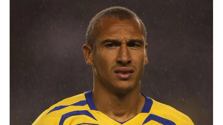 Henrik Larsson durante su etapa en la Selección de Suecia.