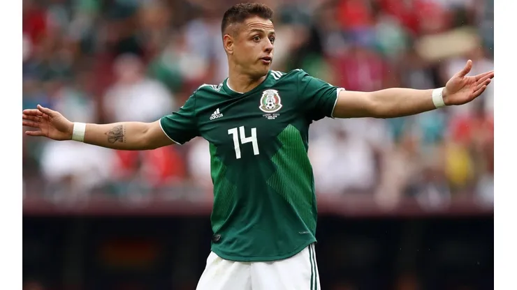 Chicharito celebró la victoria ante Alemania en las redes.