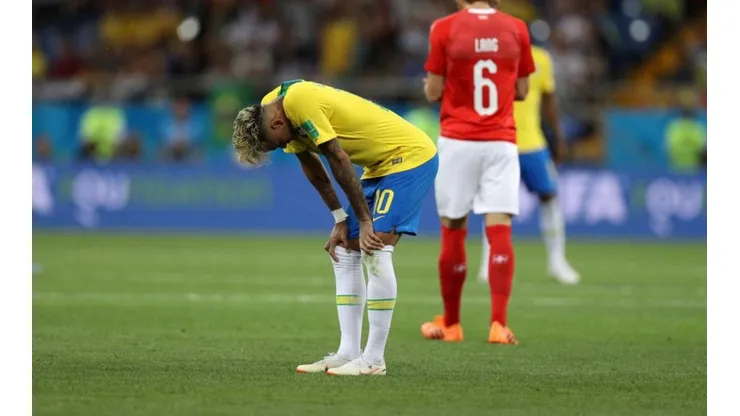 Neymar no tuvo un buen partido ante Suiza.