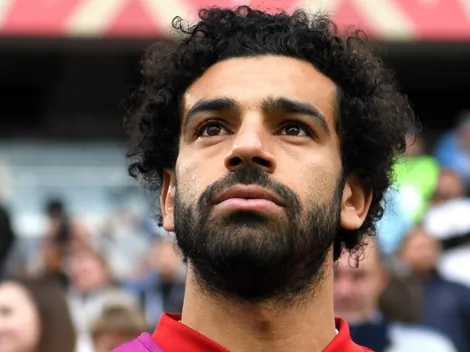 ¡Genial! A Salah le prepararon una torta sorpresa de cumpleaños con la forma del botín de oro