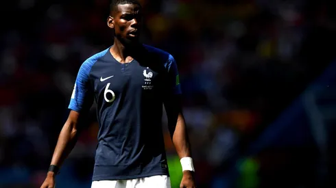 Pogba en el debut de Francia.