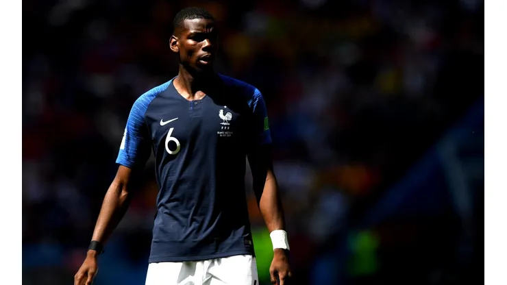 Pogba en el debut de Francia.