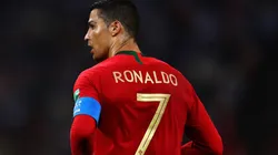 Cristiano en el debut de Portugal en Rusia.