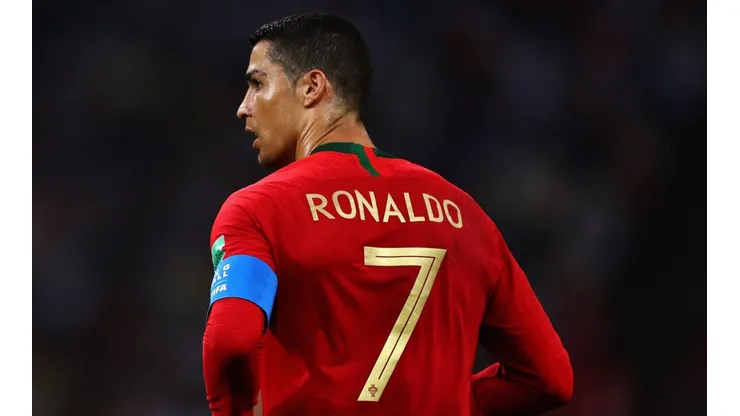 Cristiano en el debut de Portugal en Rusia.