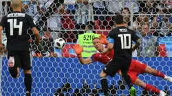 Un momento histórico para el portero islandés.