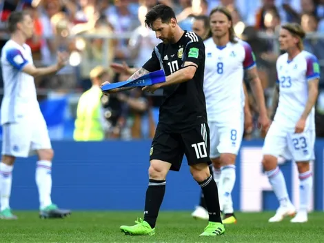 Mucha calentura: la reacción de Messi ni bien el árbitro pitó el final del partido