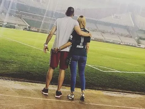 De espaldas y con la "12": el posteo de la mujer de Armani tras Argentina-Islandia