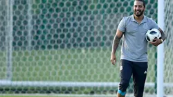 Maluma alentó a la Selección Argentina en su debut frente a Islandia.