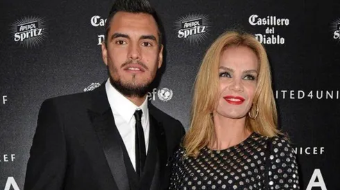 Sergio Romero y Eliana Guercio juntos.